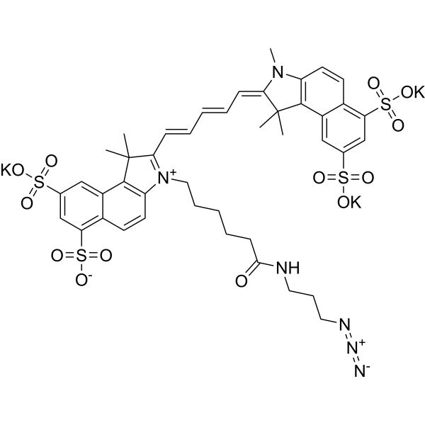 Sulfo-Cyanine5.5 azide tripotassium 2382994-65-0